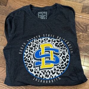 South Dakota State University Long Sleeve Tee - heather grey